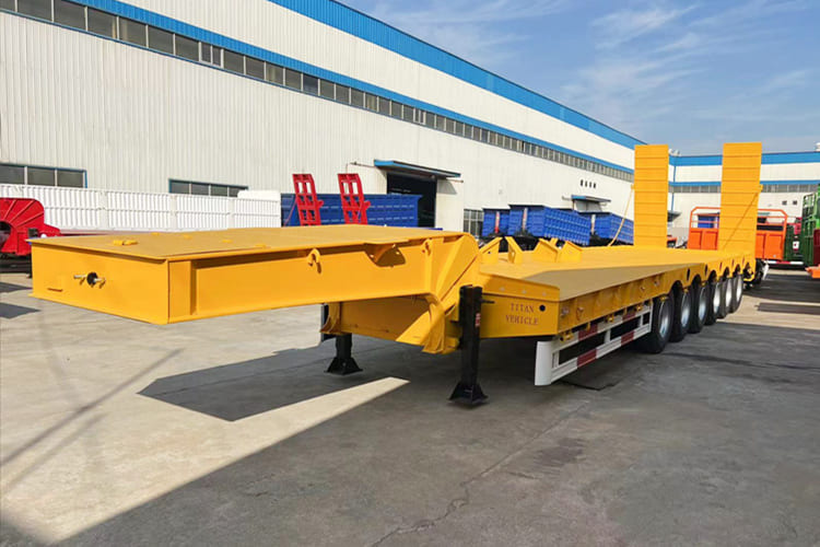 TITAN Hydraulic Low Bed Trailer for Sale in Kenya - Gjysmë rimorkio me plan ngarkimi të ulët: foto 1 TITAN Hydraulic Low Bed Trailer for Sale in Kenya - Gjysmë rimorkio me plan ngarkimi të ulët: foto 1
