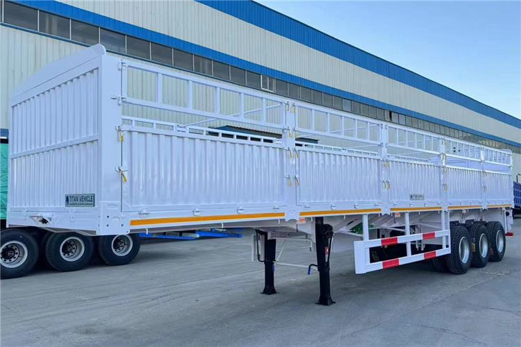 TITAN In Stock 30/40/50 Ton Fence Semi Trailer Transport Cargo Bulk In Senegal - Gjysmë rimorkio bagëtish: foto 3 TITAN In Stock 30/40/50 Ton Fence Semi Trailer Transport Cargo Bulk In Senegal - Gjysmë rimorkio bagëtish: foto 3