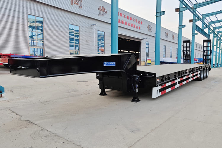 TITAN Low Bed Semi Trailer for Sale in Zambia - Gjysmë rimorkio me plan ngarkimi të ulët: foto 1 TITAN Low Bed Semi Trailer for Sale in Zambia - Gjysmë rimorkio me plan ngarkimi të ulët: foto 1