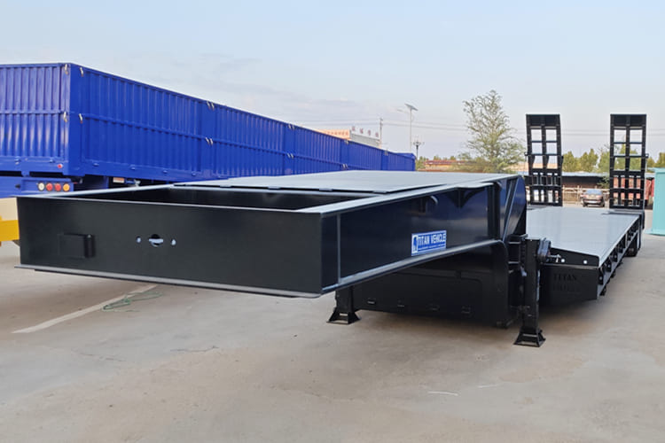 TITAN Low Bed Semi Trailer for Sale in Zambia - Gjysmë rimorkio me plan ngarkimi të ulët: foto 4 TITAN Low Bed Semi Trailer for Sale in Zambia - Gjysmë rimorkio me plan ngarkimi të ulët: foto 4