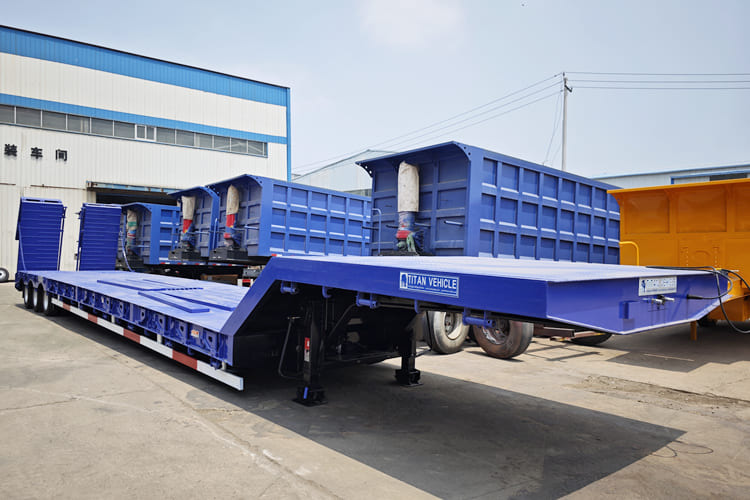 TITAN Low Loader Trailer for Sale in Malawi - Gjysmë rimorkio me plan ngarkimi të ulët: foto 1 TITAN Low Loader Trailer for Sale in Malawi - Gjysmë rimorkio me plan ngarkimi të ulët: foto 1