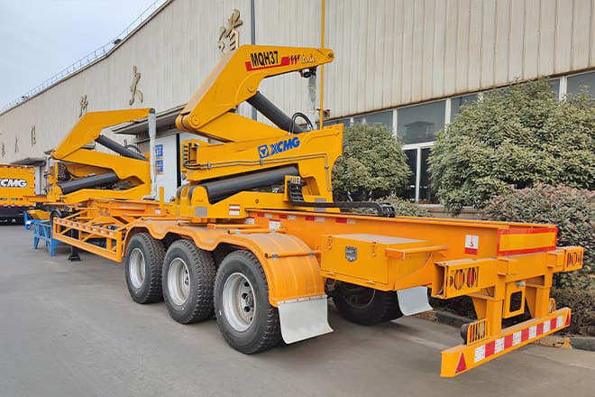 XCMG 37 Ton Side Lifter Container for Sale in Vietnam - Transportjer kontejnerësh/ Gjysmë rimorkio me karroceri të çmontueshme: foto 2 XCMG 37 Ton Side Lifter Container for Sale in Vietnam - Transportjer kontejnerësh/ Gjysmë rimorkio me karroceri të çmontueshme: foto 2