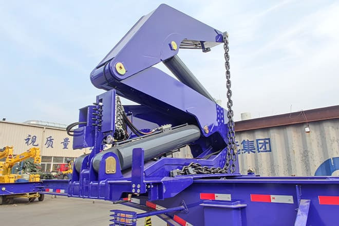XCMG 40Ft Shipping Container Side Loader for Sale in Argentina - Transportjer kontejnerësh/ Gjysmë rimorkio me karroceri të çmontueshme: foto 2 XCMG 40Ft Shipping Container Side Loader for Sale in Argentina - Transportjer kontejnerësh/ Gjysmë rimorkio me karroceri të çmontueshme: foto 2