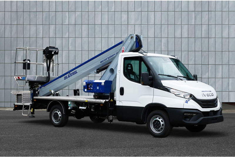 Oil & Steel Scorpion 18 Sobre IVECO DAILY 35S14 entre ejes 3750 mm - Platformë ajrore: foto 1 Oil & Steel Scorpion 18 Sobre IVECO DAILY 35S14 entre ejes 3750 mm - Platformë ajrore: foto 1