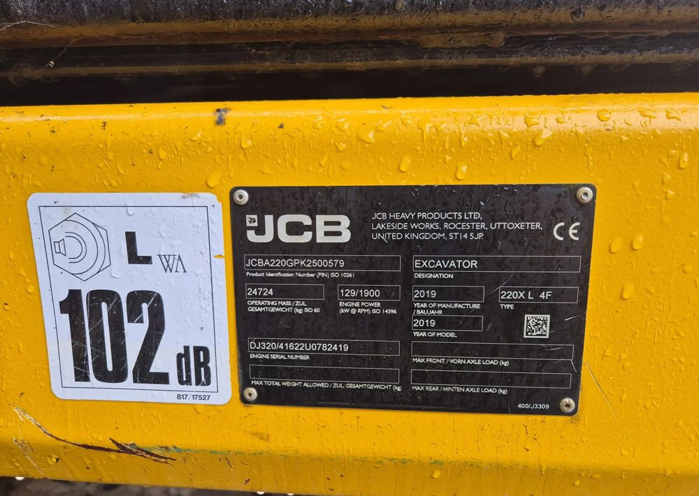 JCB 220XLC - Ekskavator me zinxhirë: foto 2 JCB 220XLC - Ekskavator me zinxhirë: foto 2