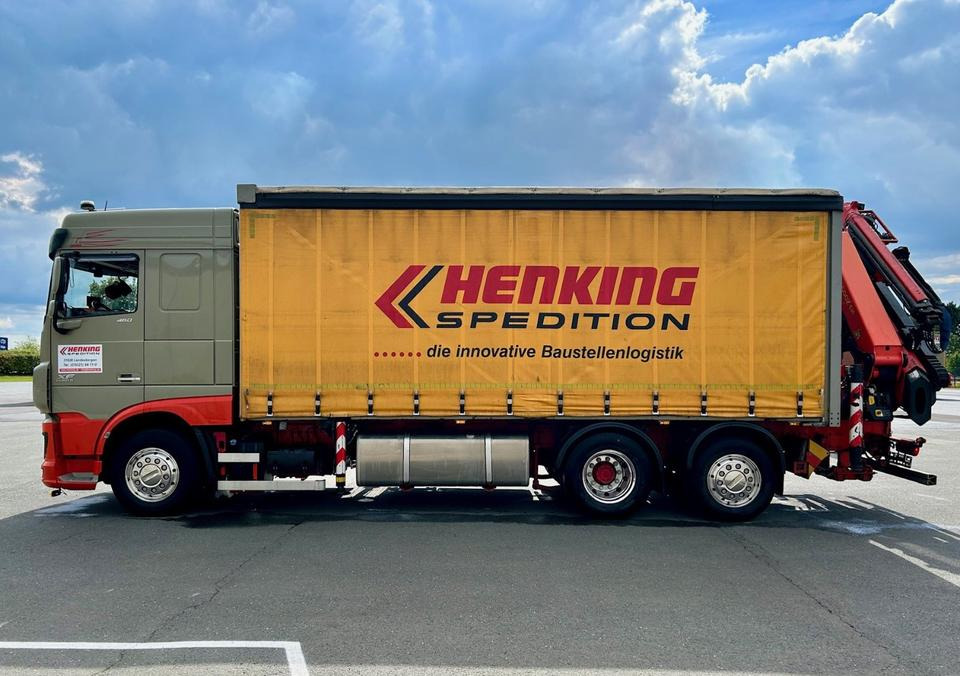 DAF DAF XF 460 FAN + PALFINGER + 16mtr + Lenkachse + EURO 6 - Kamion me tendë, Kamion me vinç: foto 3 DAF DAF XF 460 FAN + PALFINGER + 16mtr + Lenkachse + EURO 6 - Kamion me tendë, Kamion me vinç: foto 3
