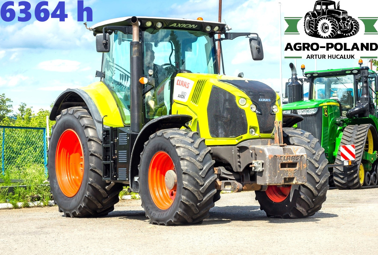 CLAAS AXION 830 - 2017 ROK - 6364 h - ORYGINALNE OPONY - Traktor: foto 1 CLAAS AXION 830 - 2017 ROK - 6364 h - ORYGINALNE OPONY - Traktor: foto 1