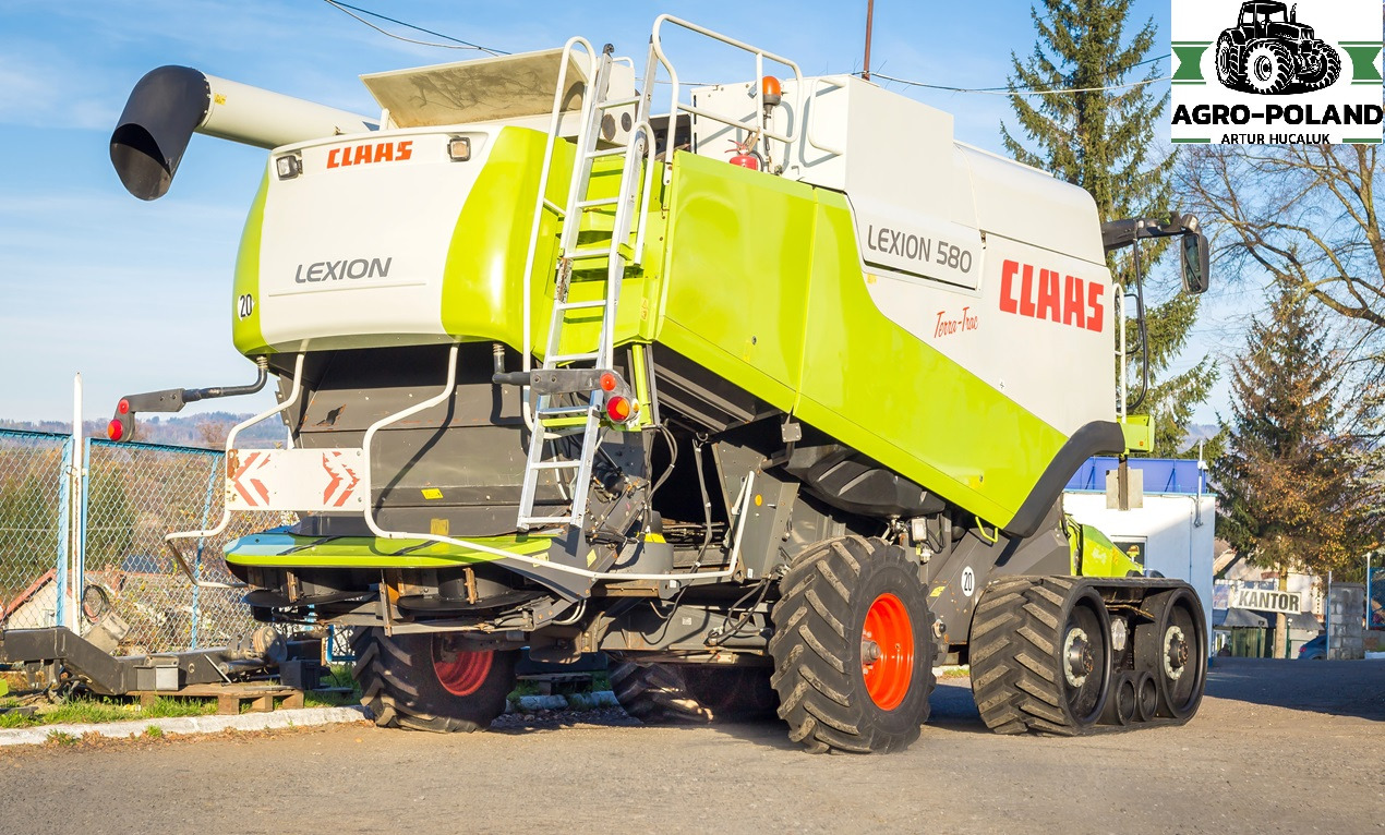 CLAAS LEXION 580 TT - 3326 h - 2008 ROK - QUANTIMETER + VARIO 750 - LASER PILOT - Autokombajnë: foto 3 CLAAS LEXION 580 TT - 3326 h - 2008 ROK - QUANTIMETER + VARIO 750 - LASER PILOT - Autokombajnë: foto 3