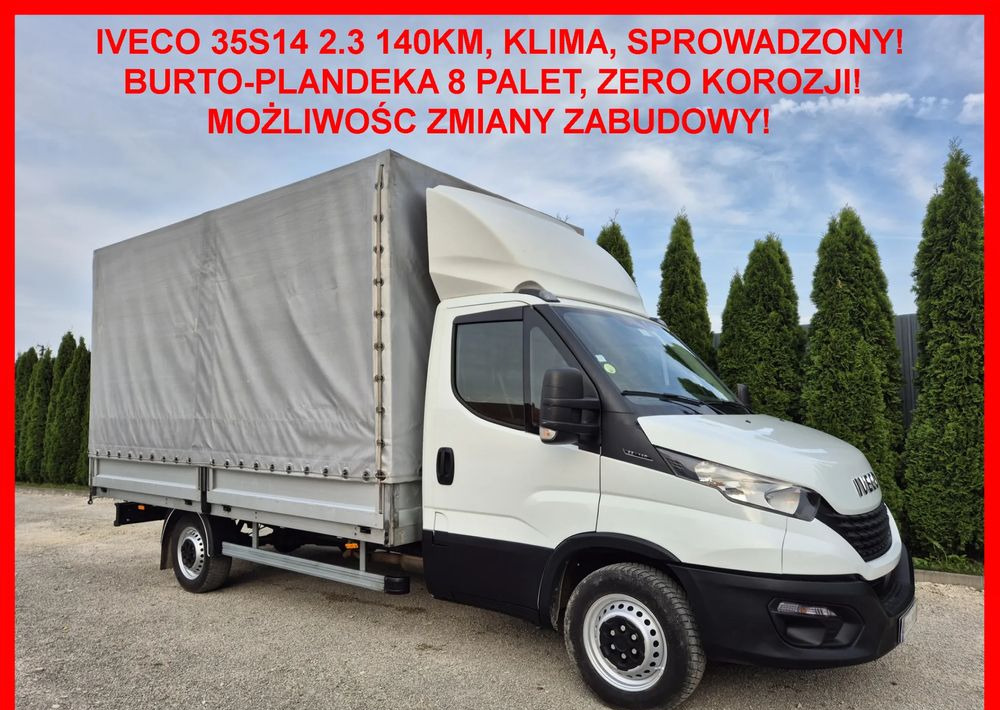Iveco 35s14 140KM - Kamioncine me tendë: foto 1 Iveco 35s14 140KM - Kamioncine me tendë: foto 1