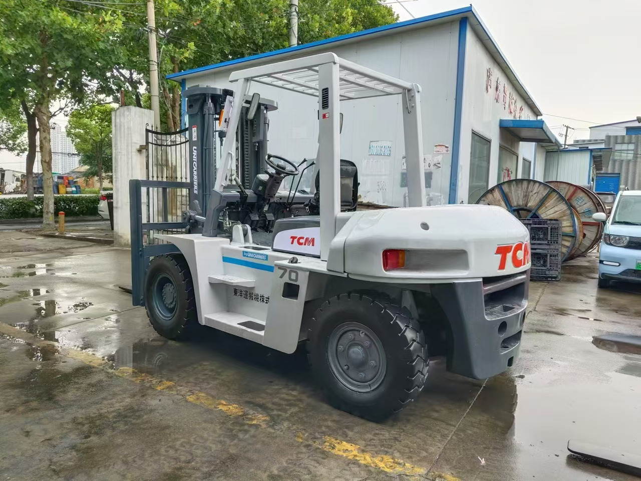 TCM FD70 japan brand 7 ton forklift used Customizable mast clamp side shift - Pirun më naftë: foto 2 TCM FD70 japan brand 7 ton forklift used Customizable mast clamp side shift - Pirun më naftë: foto 2