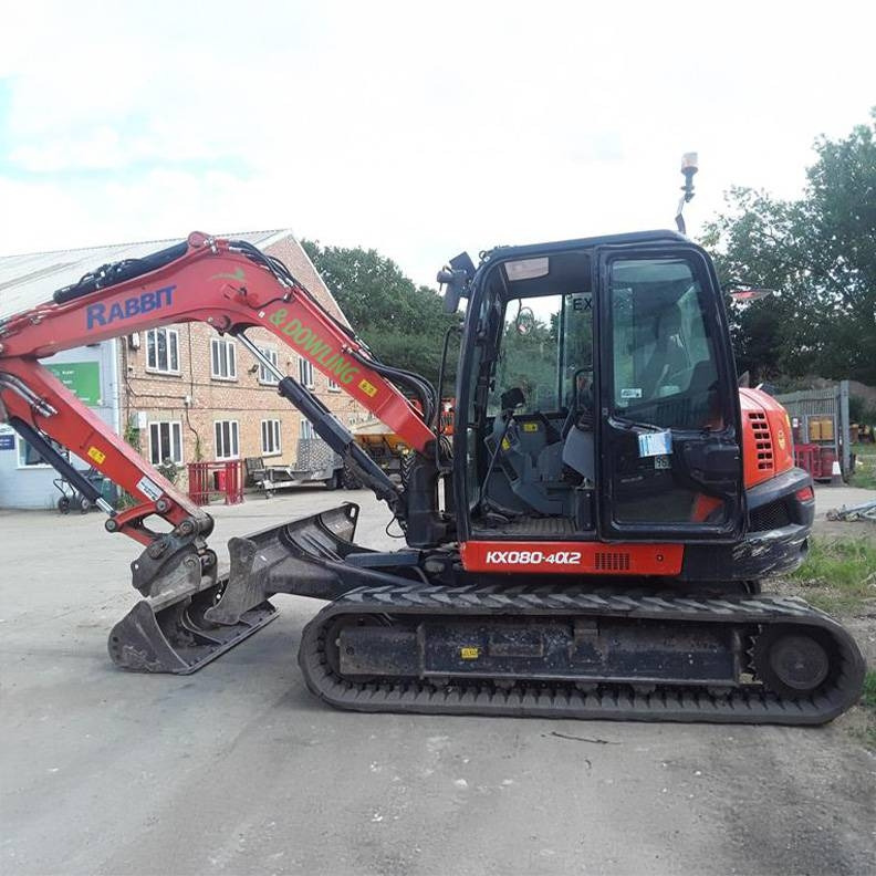 Kubota KX080-4a2 - Miniekskavator: foto 2 Kubota KX080-4a2 - Miniekskavator: foto 2