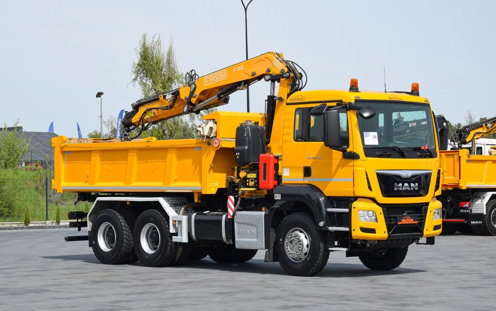 MAN TGS 26.400 / 6x4 / EURO 6 / UDT / HDS FASSI 165 / WYSUW x3 / ROTATOR / CHWYTAK / STEROWANIE RADIOWE / WZMOCNIONA RAMA / WYWROTKA / HYDROBURTA / AUTOMAT / 2017 / NOWE OPONY - 100% / NISKI PRZEBIEG - Kamion vetëshkarkues, Kamion me vinç: foto 3 MAN TGS 26.400 / 6x4 / EURO 6 / UDT / HDS FASSI 165 / WYSUW x3 / ROTATOR / CHWYTAK / STEROWANIE RADIOWE / WZMOCNIONA RAMA / WYWROTKA / HYDROBURTA / AUTOMAT / 2017 / NOWE OPONY - 100% / NISKI PRZEBIEG - Kamion vetëshkarkues, Kamion me vinç: foto 3