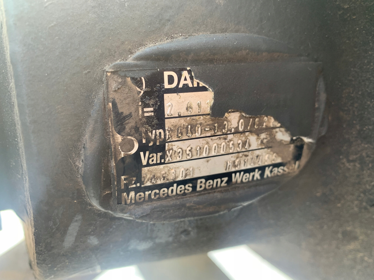 TYLNI MOST DYFER MERCEDES ACTROS MP4 R440 2,227 - Aksi i përparmë për Kamioni: foto 3 TYLNI MOST DYFER MERCEDES ACTROS MP4 R440 2,227 - Aksi i përparmë për Kamioni: foto 3