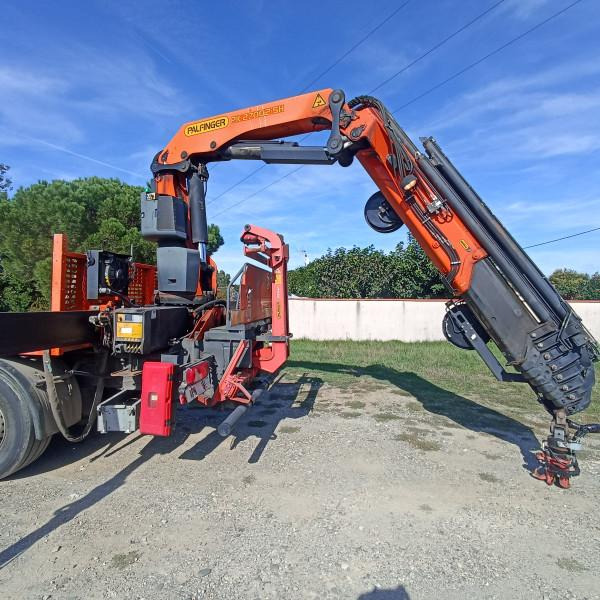 Scania P 410 - Kamion me karroceri të hapur, Kamion me vinç: foto 4 Scania P 410 - Kamion me karroceri të hapur, Kamion me vinç: foto 4