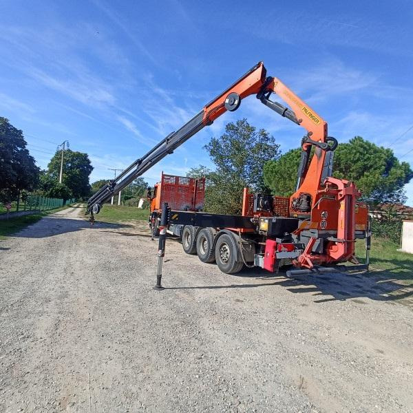 Scania P 410 - Kamion me karroceri të hapur, Kamion me vinç: foto 3 Scania P 410 - Kamion me karroceri të hapur, Kamion me vinç: foto 3