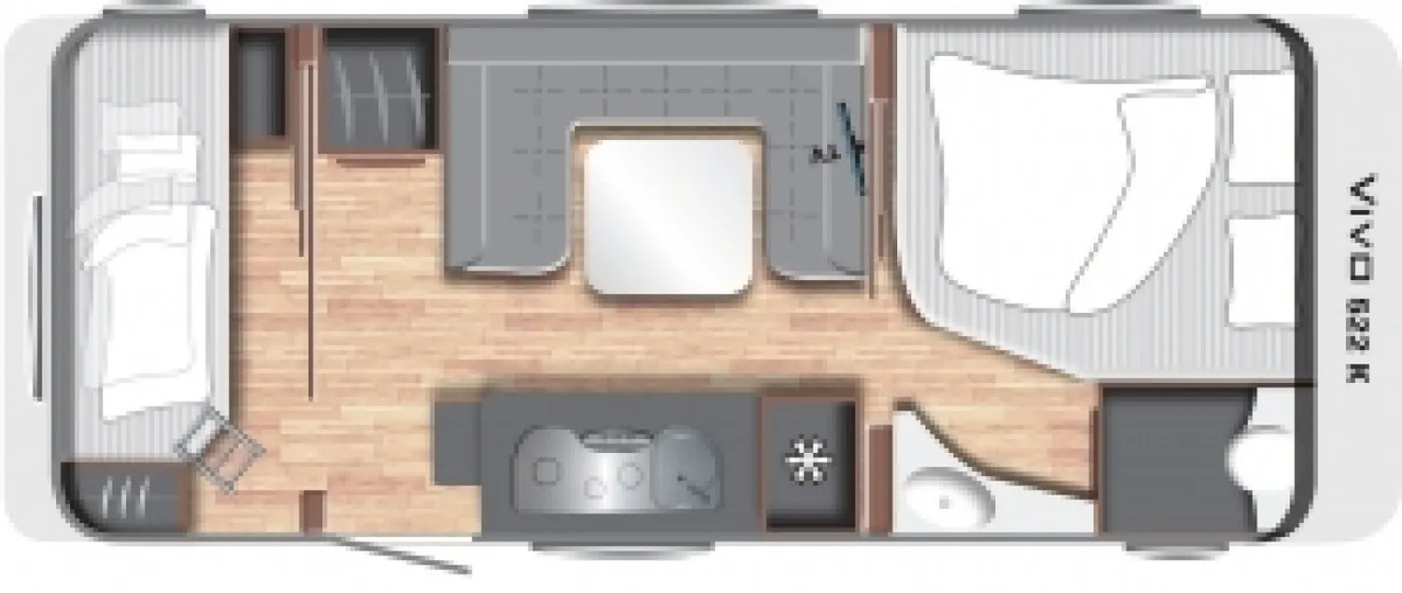 Wohnwagen LMC Vivo 522 K - Rulot: foto 2 Wohnwagen LMC Vivo 522 K - Rulot: foto 2