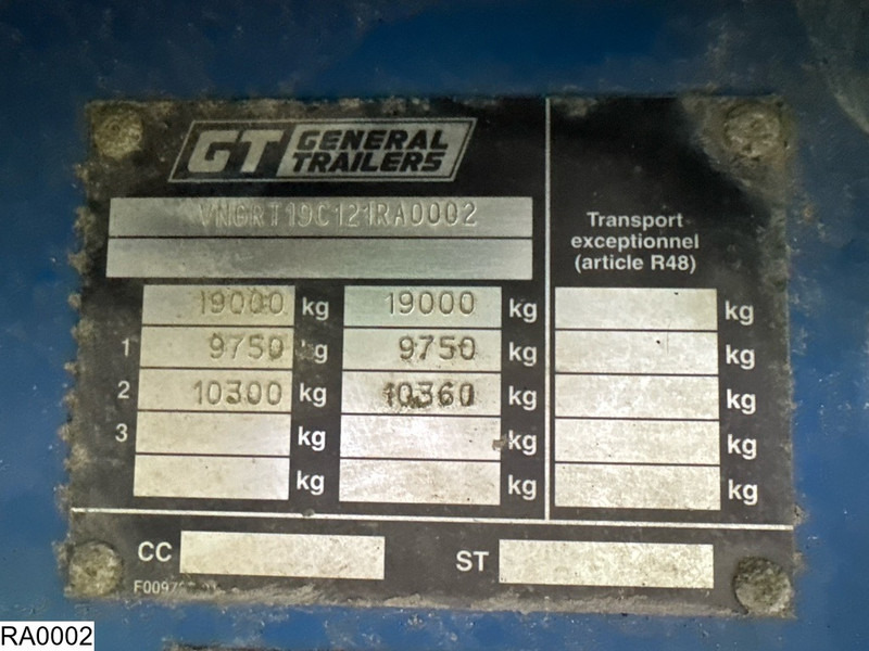 GENERAL TRAILERS Autonoom - Rimorkio e hapur/ Platformë: foto 4 GENERAL TRAILERS Autonoom - Rimorkio e hapur/ Platformë: foto 4