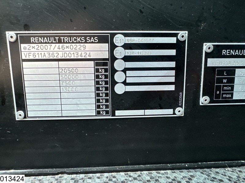 Renault T 480 EURO 6, Airco - Gjysmë-kamion: foto 5 Renault T 480 EURO 6, Airco - Gjysmë-kamion: foto 5