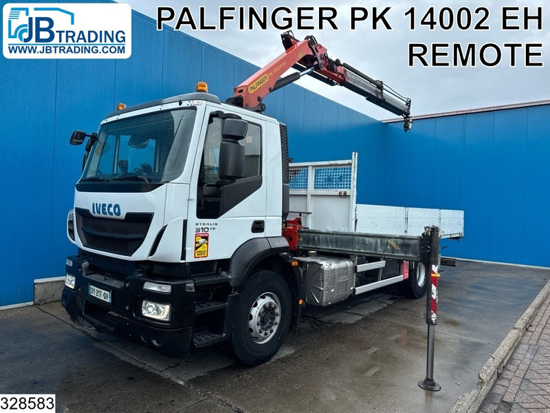 Iveco Stralis 310 EURO 6, Palfinger, Leaf spring - Kamion me karroceri të hapur, Kamion me vinç: foto 1 Iveco Stralis 310 EURO 6, Palfinger, Leaf spring - Kamion me karroceri të hapur, Kamion me vinç: foto 1