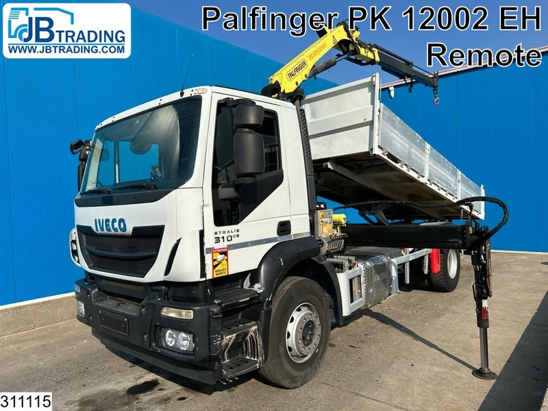 Iveco Stralis 310 EURO 6, Palfinger, Remote, Steel - Kamion vetëshkarkues, Kamion me vinç: foto 1 Iveco Stralis 310 EURO 6, Palfinger, Remote, Steel - Kamion vetëshkarkues, Kamion me vinç: foto 1