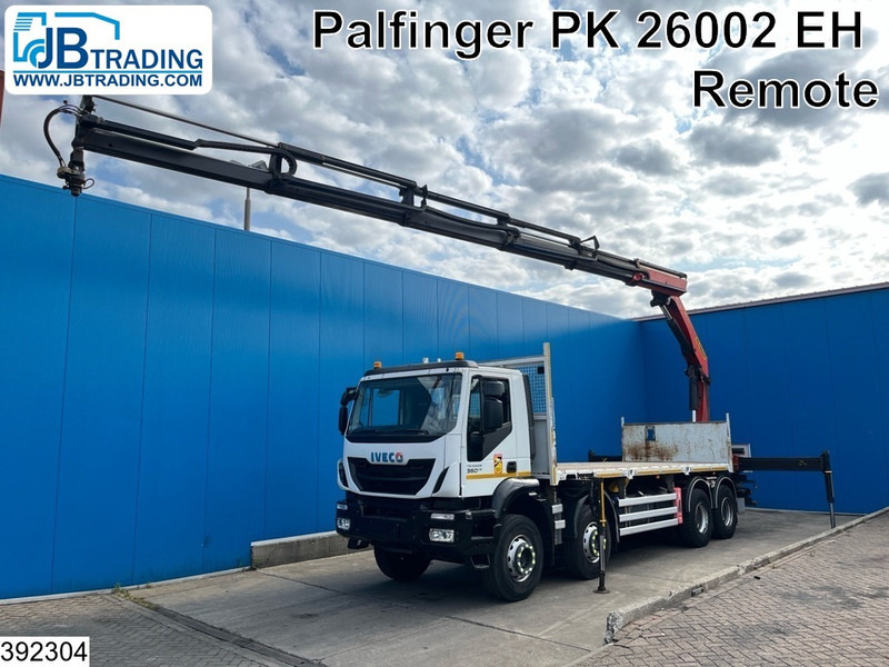 Iveco Trakker 360 8x4, EURO 6, Retarder, Palfinger - Kamion me karroceri të hapur, Kamion me vinç: foto 1 Iveco Trakker 360 8x4, EURO 6, Retarder, Palfinger - Kamion me karroceri të hapur, Kamion me vinç: foto 1