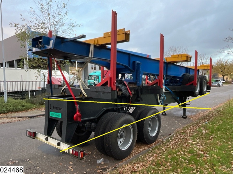 Legras Openlaadbak Wood transport, Steel suspension - Gjysem rimorkio për transport druri: foto 2 Legras Openlaadbak Wood transport, Steel suspension - Gjysem rimorkio për transport druri: foto 2