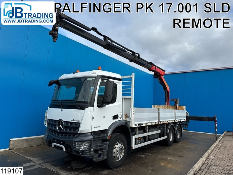 Mercedes-Benz Arocs 2636 6x4, EURO 6, Palfinger, Leaf suspension - Kamion me karroceri të hapur, Kamion me vinç: foto 1 Mercedes-Benz Arocs 2636 6x4, EURO 6, Palfinger, Leaf suspension - Kamion me karroceri të hapur, Kamion me vinç: foto 1