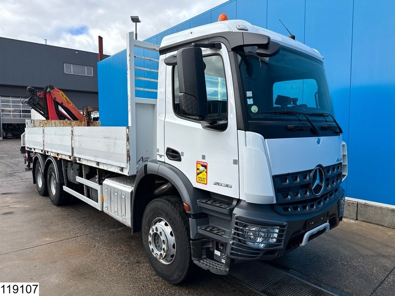 Mercedes-Benz Arocs 2636 6x4, EURO 6, Palfinger, Leaf suspension - Kamion me karroceri të hapur, Kamion me vinç: foto 3 Mercedes-Benz Arocs 2636 6x4, EURO 6, Palfinger, Leaf suspension - Kamion me karroceri të hapur, Kamion me vinç: foto 3