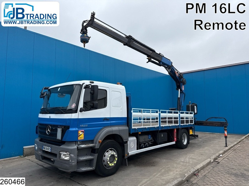 Mercedes-Benz Axor 1829 Manual, PM, Remote control - Kamion me karroceri të hapur, Kamion me vinç: foto 1 Mercedes-Benz Axor 1829 Manual, PM, Remote control - Kamion me karroceri të hapur, Kamion me vinç: foto 1