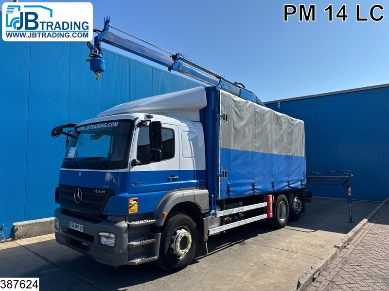 Mercedes-Benz Axor 2533 6X2, PM, Remote - Kamion me karroceri të hapur, Kamion me vinç: foto 1 Mercedes-Benz Axor 2533 6X2, PM, Remote - Kamion me karroceri të hapur, Kamion me vinç: foto 1