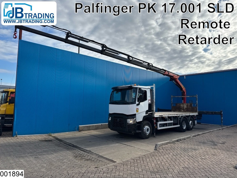 Renault C 430 6x2, EURO 6, Retarder, Palfinger, Remote, Steering - Kamion me karroceri të hapur, Kamion me vinç: foto 1 Renault C 430 6x2, EURO 6, Retarder, Palfinger, Remote, Steering - Kamion me karroceri të hapur, Kamion me vinç: foto 1