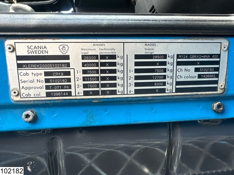 Kamion vetëngarkues Scania 124 420 6X2, EURO 3, Retarder, Meiller: foto 7 Kamion vetëngarkues Scania 124 420 6X2, EURO 3, Retarder, Meiller: foto 7