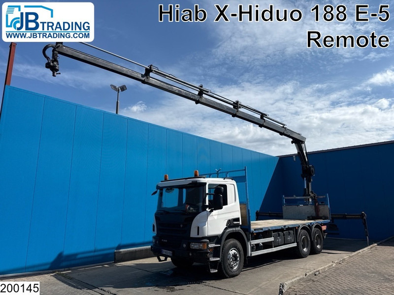 Scania P 410 6x4, EURO 6, Retarder, HIAB, Remote - Kamion me karroceri të hapur, Kamion me vinç: foto 1 Scania P 410 6x4, EURO 6, Retarder, HIAB, Remote - Kamion me karroceri të hapur, Kamion me vinç: foto 1