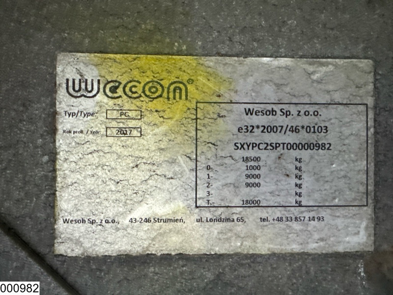 Wecon middenas - Rimorkio e hapur/ Platformë: foto 4 Wecon middenas - Rimorkio e hapur/ Platformë: foto 4