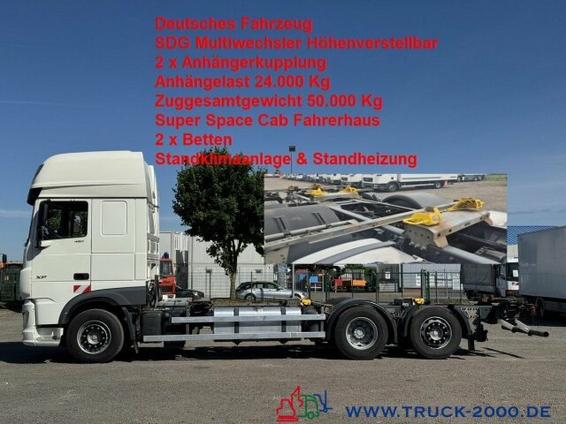 DAF 480 SSC BDF SDG Multiwechsler 2Betten Standklima - Transportjer kontejnerësh/ Kamion me karroceri të çmontueshme: foto 1 DAF 480 SSC BDF SDG Multiwechsler 2Betten Standklima - Transportjer kontejnerësh/ Kamion me karroceri të çmontueshme: foto 1