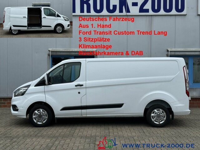 Ford Transit Custom Lang Trend 3Sitzer + Klima + DAB - Furgon i vogël: foto 1 Ford Transit Custom Lang Trend 3Sitzer + Klima + DAB - Furgon i vogël: foto 1