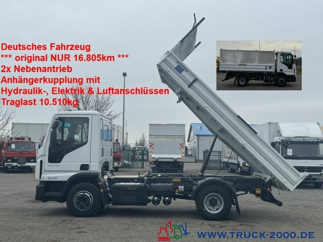 Iveco 80-210 Meiller 3 Seiten 3 Sitze AHK NUR 16 TKM - Kamion vetëshkarkues: foto 1 Iveco 80-210 Meiller 3 Seiten 3 Sitze AHK NUR 16 TKM - Kamion vetëshkarkues: foto 1
