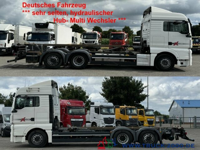 MAN TGX 26.480 XLX Haus Bett hydr Hub Multi Wechsler - Transportjer kontejnerësh/ Kamion me karroceri të çmontueshme: foto 1 MAN TGX 26.480 XLX Haus Bett hydr Hub Multi Wechsler - Transportjer kontejnerësh/ Kamion me karroceri të çmontueshme: foto 1