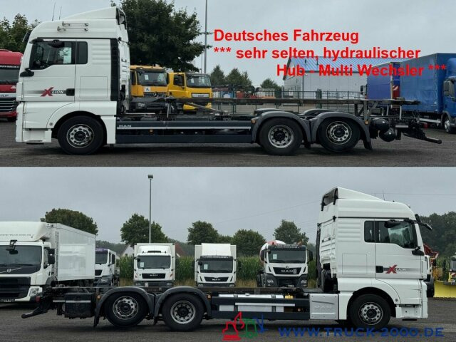 MAN TGX 26.500 XLX Haus Bett hydr Hub Multi Wechsler - Transportjer kontejnerësh/ Kamion me karroceri të çmontueshme: foto 1 MAN TGX 26.500 XLX Haus Bett hydr Hub Multi Wechsler - Transportjer kontejnerësh/ Kamion me karroceri të çmontueshme: foto 1