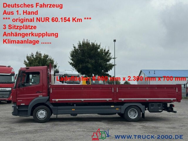 Mercedes-Benz Atego 923 3 Sitze + Klima + AHK + NUR 60.153 Km - Kamion me karroceri të hapur: foto 1 Mercedes-Benz Atego 923 3 Sitze + Klima + AHK + NUR 60.153 Km - Kamion me karroceri të hapur: foto 1