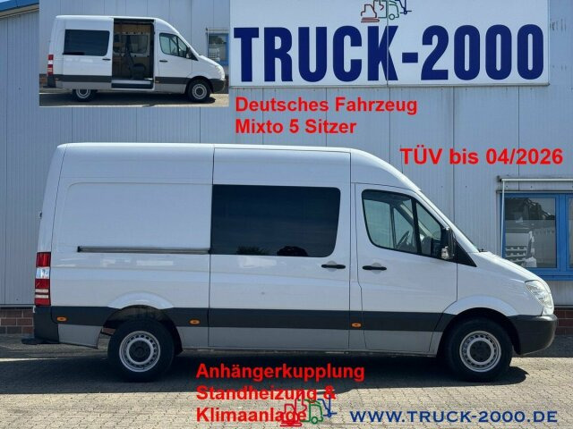 Mercedes-Benz Sprinter 213 Mixto 5 Sitzer Klima Standhzg. AHK - Furgon i vogël: foto 1 Mercedes-Benz Sprinter 213 Mixto 5 Sitzer Klima Standhzg. AHK - Furgon i vogël: foto 1