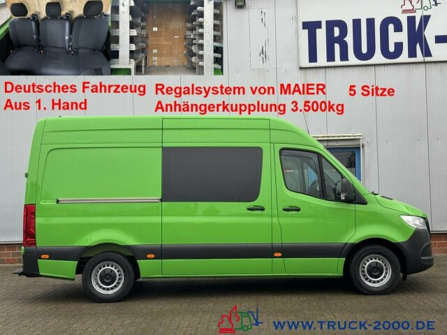 Mercedes-Benz Sprinter 317 CDI Mixto 5 Sitze AHK 3.500kg Klima - Furgon, Kamioncine dopio kabinë: foto 1 Mercedes-Benz Sprinter 317 CDI Mixto 5 Sitze AHK 3.500kg Klima - Furgon, Kamioncine dopio kabinë: foto 1
