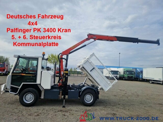 Kamioncine vetëshkarkuese Multicar Boki 4x4 Kran 5.+ 6.Steuerkreis Kommunalplatte: foto 8