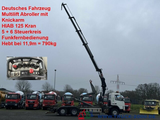 Volvo 340 HIAB Kran 11,9m=790kg 5+6 Steuerkreis Klima - Kamion vetëngarkues, Kamion me vinç: foto 1 Volvo 340 HIAB Kran 11,9m=790kg 5+6 Steuerkreis Klima - Kamion vetëngarkues, Kamion me vinç: foto 1
