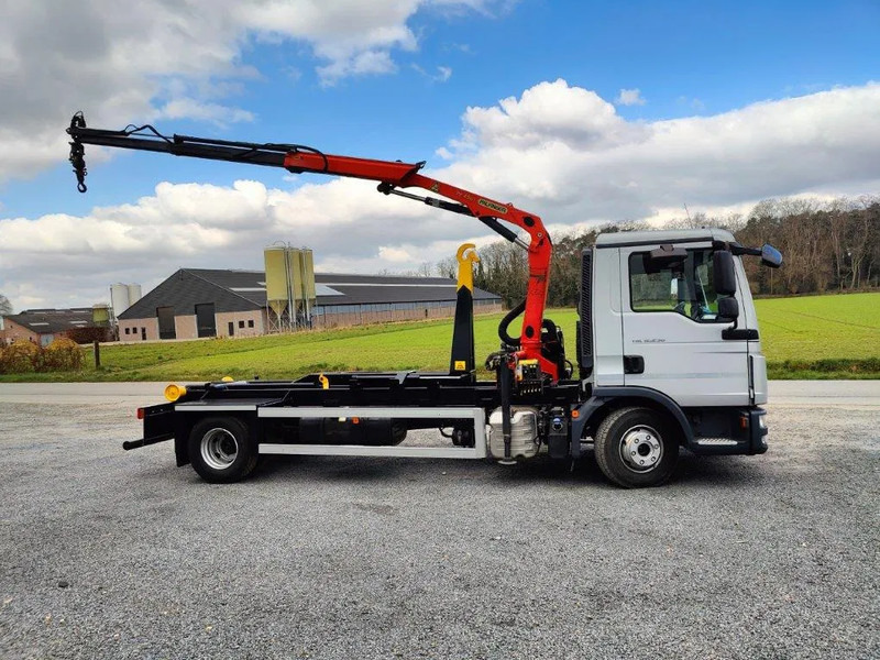 MAN TGL 12.250 Containersysteem Jimeca met kraan Palfinger PK4501 - Kamion vetëngarkues, Kamion me vinç: foto 4 MAN TGL 12.250 Containersysteem Jimeca met kraan Palfinger PK4501 - Kamion vetëngarkues, Kamion me vinç: foto 4