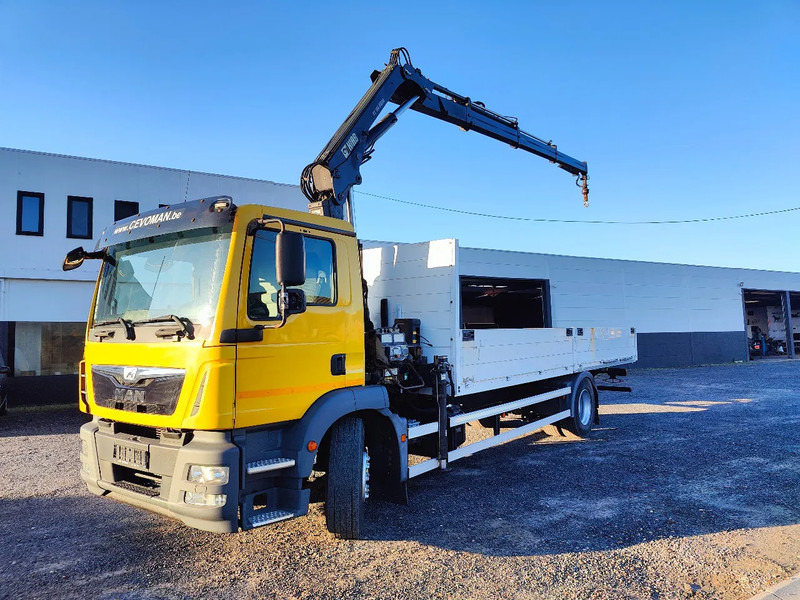 MAN TGM 18.250 Open box + HIAB 166-3 - Kamion me karroceri të hapur, Kamion me vinç: foto 1 MAN TGM 18.250 Open box + HIAB 166-3 - Kamion me karroceri të hapur, Kamion me vinç: foto 1