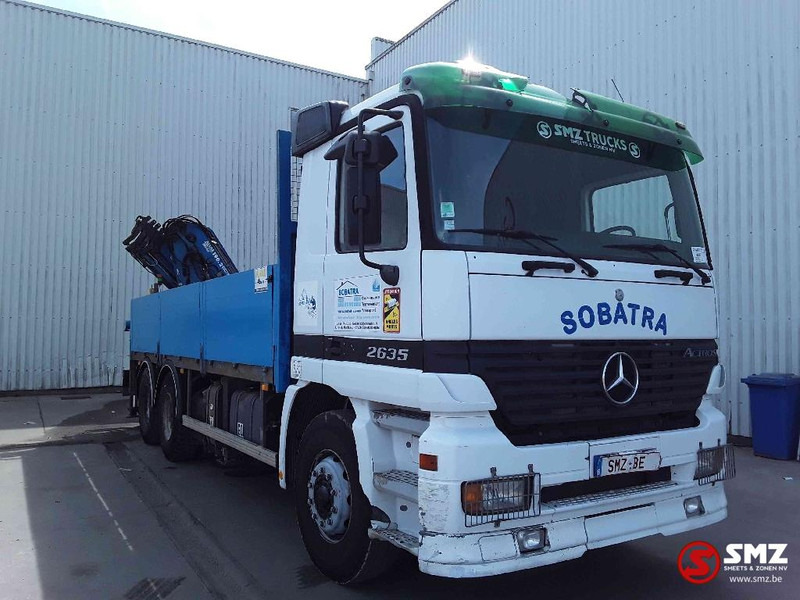 Mercedes-Benz Actros 2635 Atlas Ak190.2A5 - Kamion me karroceri të hapur, Kamion me vinç: foto 1 Mercedes-Benz Actros 2635 Atlas Ak190.2A5 - Kamion me karroceri të hapur, Kamion me vinç: foto 1