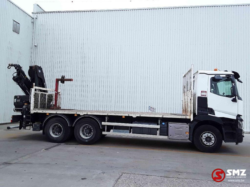 Renault C 380 hiab 188-3 remote - Kamion me karroceri të hapur, Kamion me vinç: foto 4 Renault C 380 hiab 188-3 remote - Kamion me karroceri të hapur, Kamion me vinç: foto 4