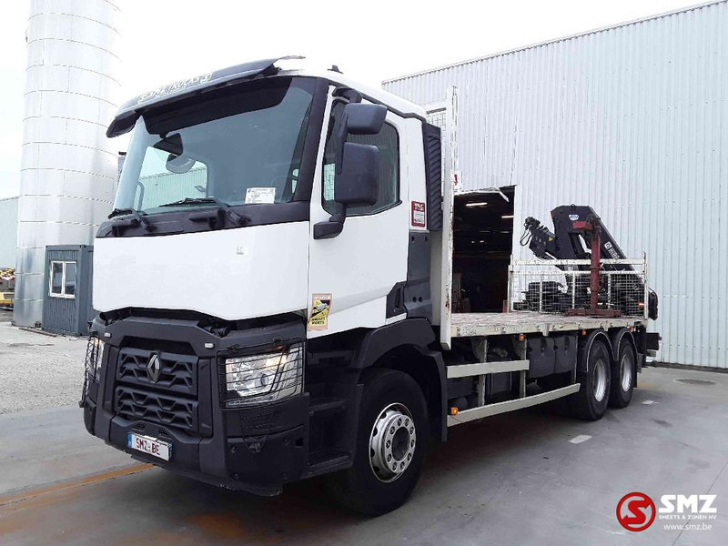 Renault C 380 hiab 188-3 remote - Kamion me karroceri të hapur, Kamion me vinç: foto 3 Renault C 380 hiab 188-3 remote - Kamion me karroceri të hapur, Kamion me vinç: foto 3