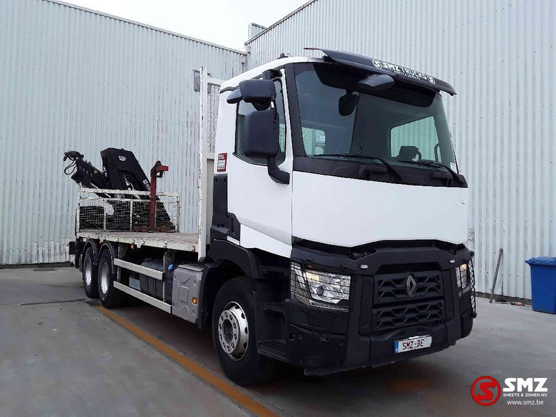 Renault C 380 hiab 188-3 remote - Kamion me karroceri të hapur, Kamion me vinç: foto 1 Renault C 380 hiab 188-3 remote - Kamion me karroceri të hapur, Kamion me vinç: foto 1